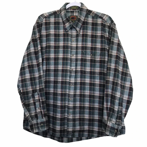 Boston Traders Button Down Plaid Shirt Size XL - Picture 1 of 4